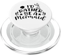 I'd Rather Be A Mermaid Birthday Party Squad Assorti Kids PopSockets PopGrip pour MagSafe