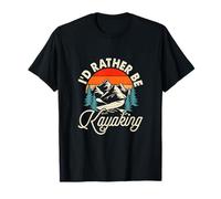 I'd Rather Be At The Lake Kayak - Canoë au lac T-Shirt