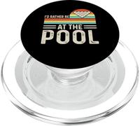 I'd Rather Be at The Pool PopSockets PopGrip pour MagSafe