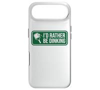 I'd Rather Be Dinking Pickleball Funny Player Humour Coque pour iPhone Air