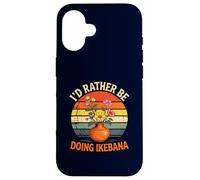 Id Rather Be Doing Ikebana Arrangement Floral Japonais Amusant Coque pour iPhone 16