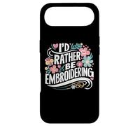 I'd Rather Be Embroidering Embroidery Embroiderer Coque pour iPhone Air