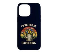 I'd Rather Be Gardening Arrosoir Fleurs Vintage Coque pour iPhone 14 Pro Max