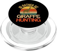 Id Rather Be Girafe Chasse Adorable Amateur de Girafe PopSockets PopGrip pour MagSafe