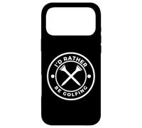 'I'd Rather Be Golfing' Funny Golf Tee with Crossed Tees Coque pour iPhone 17 Pro Max