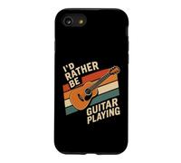 I'd Rather Be Guitar Playing Musicien Humour Coque pour iPhone SE (2020) / 7/8