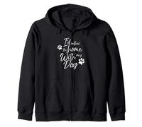 I'd Rather Be Home with My Dog Pet Love Femme Homme Chien Sweat à Capuche
