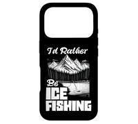 I'd Rather Be Ice Fishing Ice Hole Pêche pêcheur sur Glace Coque pour iPhone 17 Pro