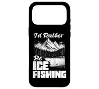 I'd Rather Be Ice Fishing Ice Hole Pêche pêcheur sur Glace Coque pour iPhone 17 Pro Max