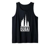 I'd Rather Be in Dubai - Urban Skyline Graphic Débardeur