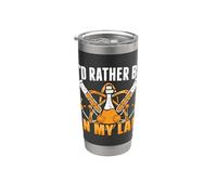 I'd Rather Be In My Lab Tech Technicien de laboratoire médical Gobelet isotherme en acier inoxydable double paroi