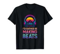 I'd Rather be Making Beats Beat Makers Producteur de Musique pour Homme T-Shirt