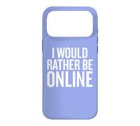 I'd Rather Be Online Funny Mind Reader Coque pour iPhone 17 Pro Max