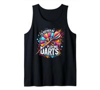 I'd Rather Be Playing Darts Dart Player Throwing Darts Débardeur