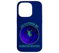 I'd Rather Be Scorpion Hunting Arachnides Desert Night Watch Coque pour iPhone 14 Pro