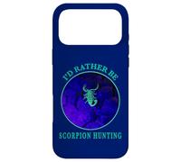 I'd Rather Be Scorpion Hunting Arachnides Desert Night Watch Coque pour iPhone 17 Pro Max