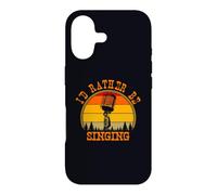 I'd Rather Be Singing Chanteur Musique Humour Coque pour iPhone 17