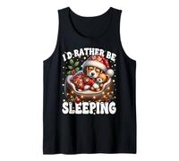 Id Rather Be Sleeping Dog for Women Men and Beagle Owners Débardeur