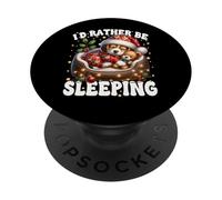 Id Rather Be Sleeping Dog for Women Men and Beagle Owners PopSockets PopGrip Adhésif