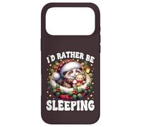 Id Rather Be Sleeping Graphic for Cat Dad Funny Christmas Coque pour iPhone 17 Pro Max