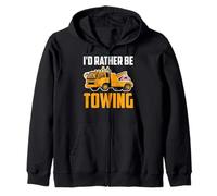 I'd Rather Be Towing Tow Truck Operator Towing Lover Gifts Sweat à Capuche