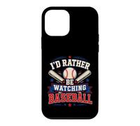 I'd Rather Be Watching Baseball Funny Sports Fan Gear Coque pour iPhone 12 Mini