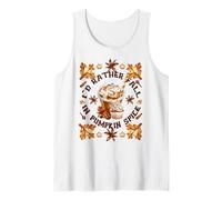 Id Rather Fall in Pumpkin Spice for Women and Coffee Mom Débardeur