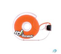 ID-SCRATCH - Bande Auto-Agrippante Prédécoupée, Orange Fluo, 2m/2cm