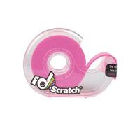 ID-SCRATCH - Bande Auto-Agrippante Prédécoupée, Rose Fluo, 2m/2cm