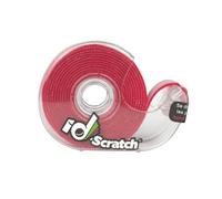 ID-SCRATCH - Bande Auto-Agrippante Prédécoupée, Rouge, 2m/2cm