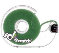 ID-SCRATCH - Bande Auto-Agrippante Prédécoupée, Vert, 2m/2cm