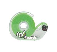 ID-SCRATCH - Bande Auto-Agrippante Prédécoupée, Vert Fluo, 2m/2cm 3700820000958