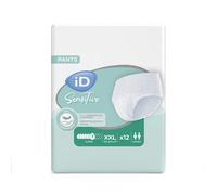 iD Sensitive Pants Super 2XL - 8 paquets de 12 protections
