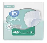iD Sensitive Pants Super L 12 Pièces