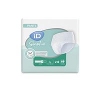 iD Sensitive Pants Super Large - 16 paquets de 12 protections