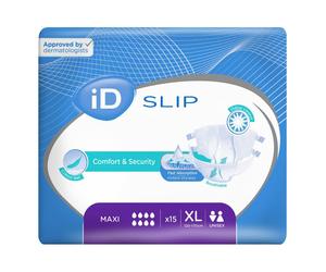 iD Slip Maxi - Change complet unisexe - Taille XL - 15 pièces