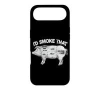 I'd Smoke That Fumoir Vintage pour Barbecue Amateur de Viande de Cochon Coque pour iPhone Air