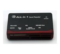 ID Solution Lecteur de Cartes mémoire ID All in One IDCR03 Noir/rouge