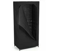 Id Space - Armoire penderie - Housse en tissu - 70 x H. 148 cm Noir G