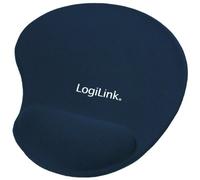 Tapis de souris avec repose-poignet LogiLink ID0027B ergonomique bleu