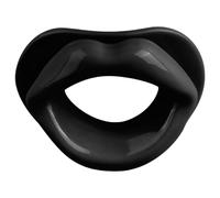 Ida Leather - Baîllon ouvert (noir)