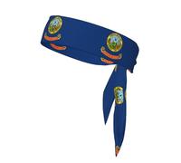 Idaho Bandeau de sport unisexe avec drapeau de l'État de l'Idaho pour tennis, ninja, course à pied