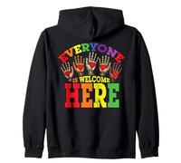 Idaho Enseignant Tout le monde est bienvenu ici Égalité LGBT Sweat à Capuche
