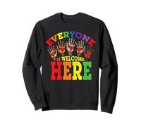 Idaho Enseignant Tout le monde est bienvenu ici Égalité LGBT Sweatshirt