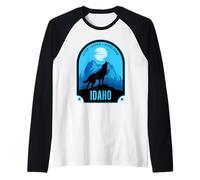 Idaho Live Love Explore Loup Hurlant Manche Raglan