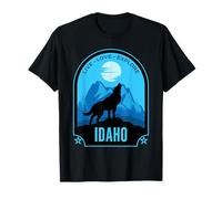 Idaho Live Love Explore Loup Hurlant T-Shirt