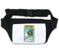 Idaho Playground of The West Skiing Sac banane de voyage vintage Blanc