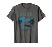 Idaho Quiet Edge Miroir Calm Since 1890 T-Shirt