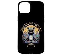 Idaho Springs Colorado Ours Abstrait Chill Zen Yoga Design Coque pour iPhone 15 Plus