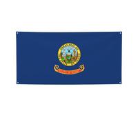 Idaho State Flag Print Party Decor,Best Banner Flags for Events,Innovative Designs for Birthday Party Supplies